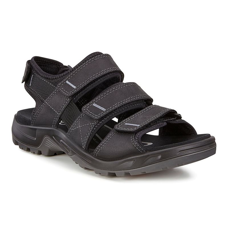 Sandalias Ecco Offroad Para Hombre,Negras,034872-WKL